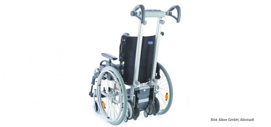 Mobiles Treppensteiggerät für Rollstühle