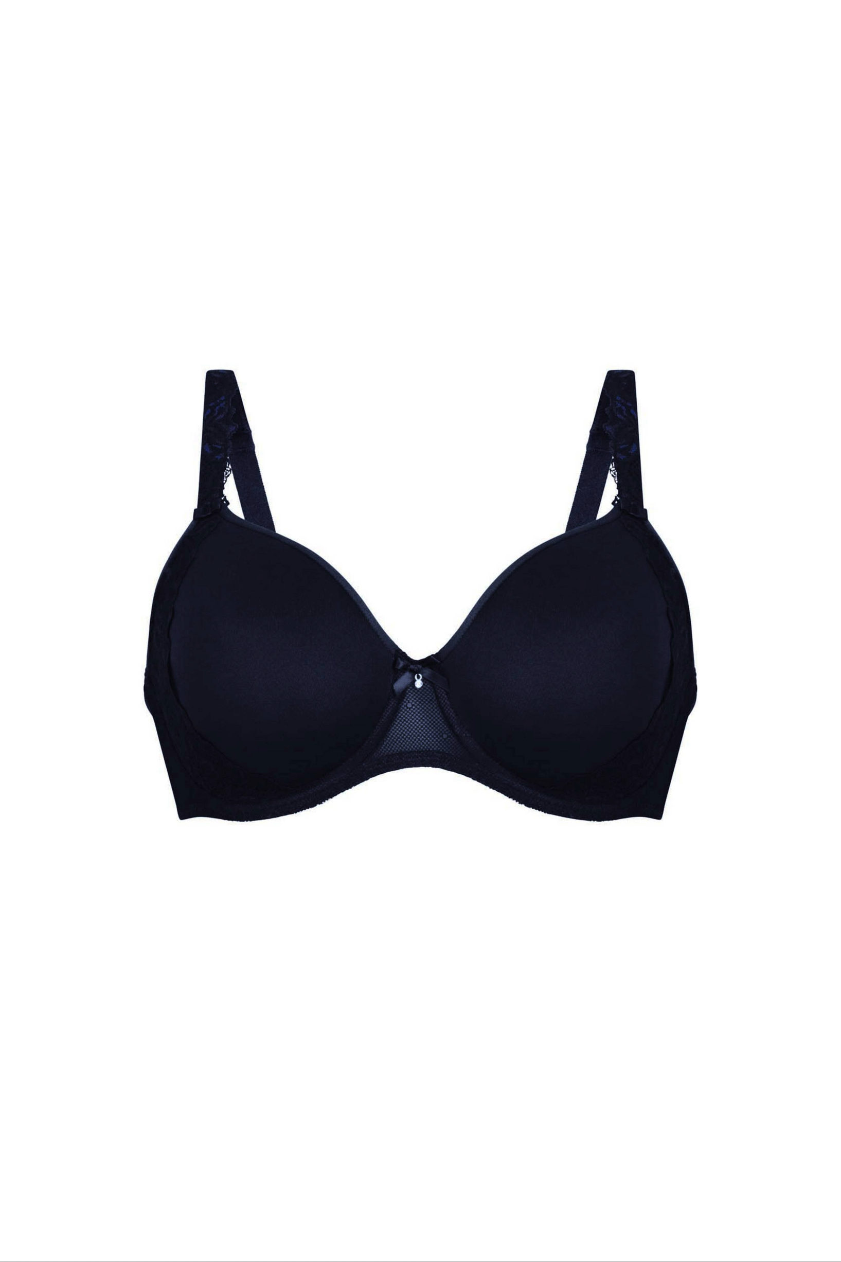 Rosa Faia Suzette Bügel-BH schwarz mit Spacer-Cups und Slip